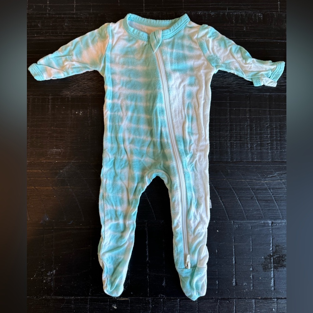 Kyte Baby Zippered Footie in Robin Rip Tide *Limited Collection*
